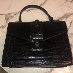 Aldo Black Snakeskin Purse